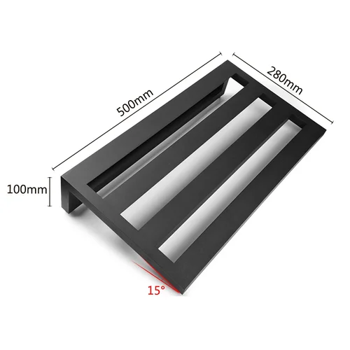 Imagen 2 del producto Soporte para Pedales de Efectos de Guitarra, Accesorios para Guitarra, Pedalera de Aleación de Aluminio con Bolsa de Transporte, Cintas y Correa, Placa para Pedales de Guitarra