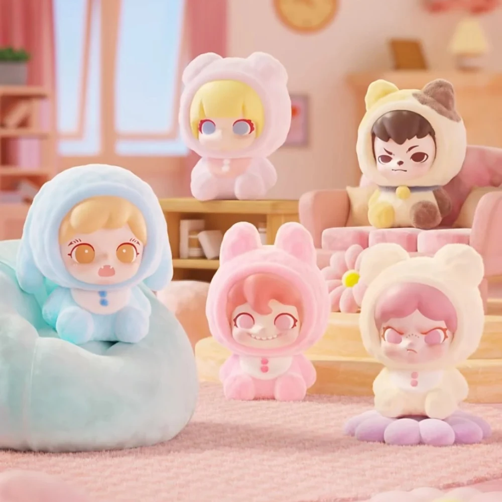 

New TNTSpace Weather Baby Series Mini Blind Box Kawaii Fashionable Desktop Ornaments Cute Decorating （Five Dolls in A Blind Box）