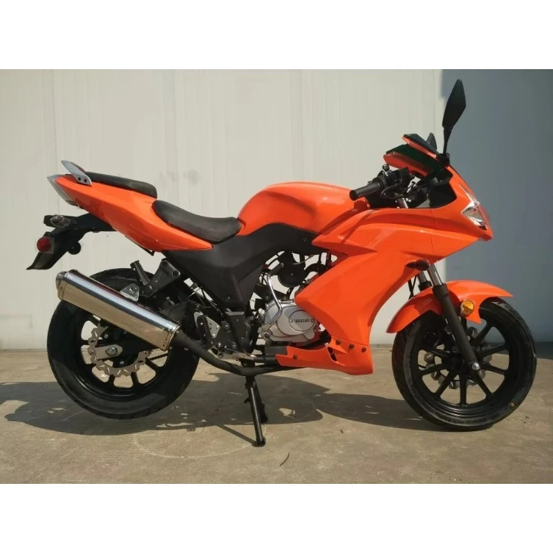 2025 New Arrival Motorcycle 50cc Orange Color Sports Motorcycle Adult High Quality Hot Sale