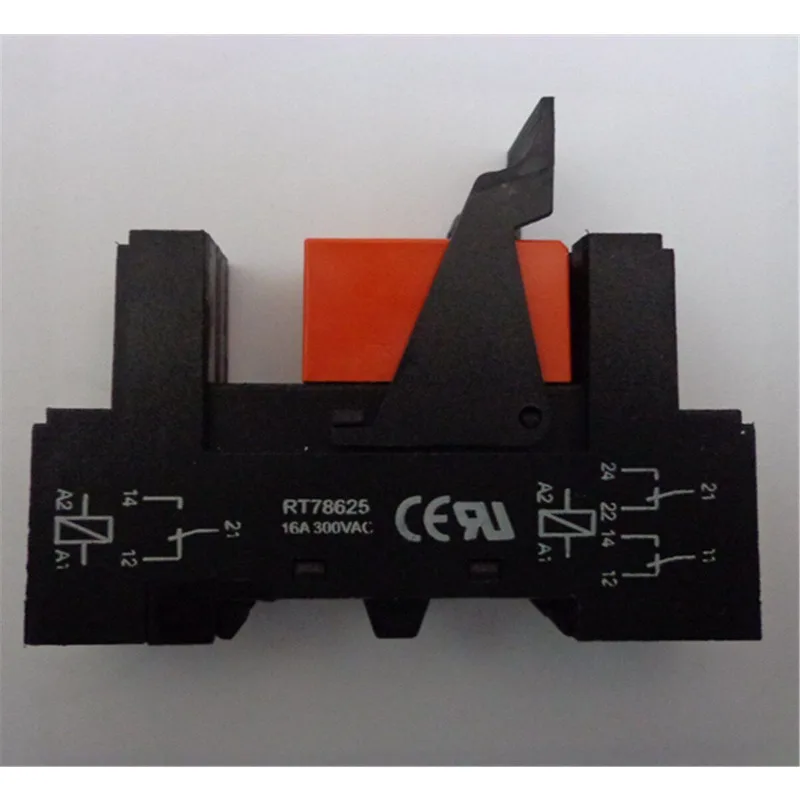 Relay rail base RT78625 RT78624 RX78625 can be matched with 5/6/8 solder foot relay