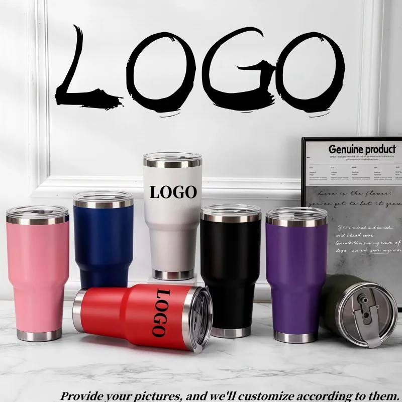 

Water cups with customizable logos travel stainless steel kettles outdoor vacuum flasks vacuum cold drink cups and coffee mugs
