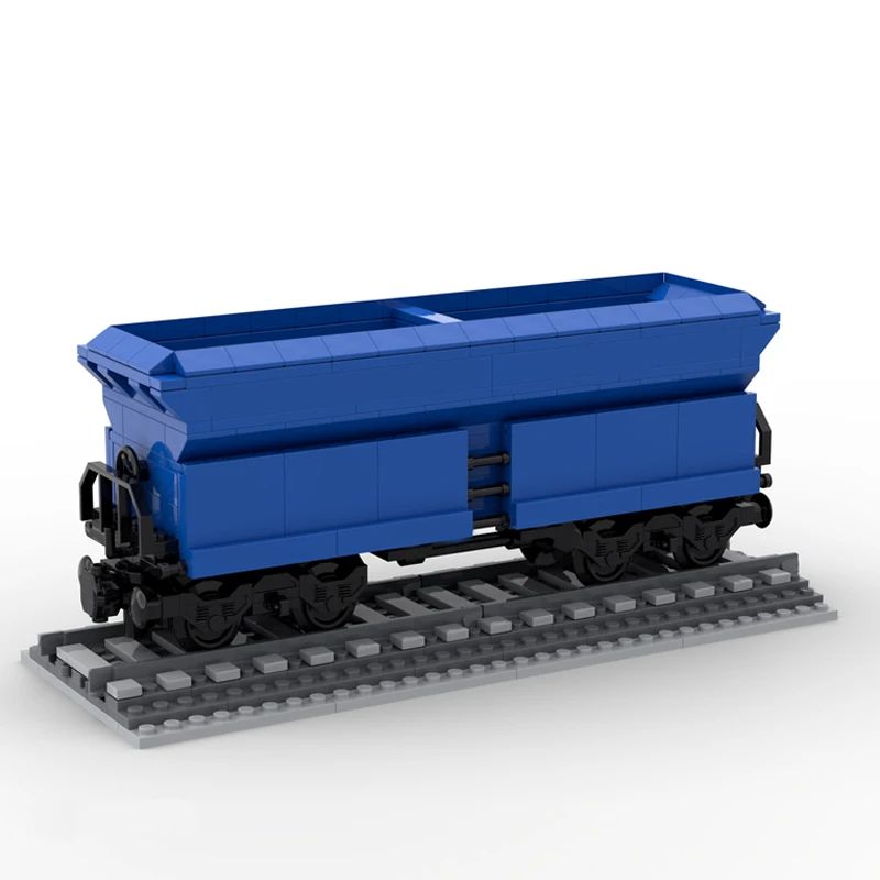 

NEW 298PCS MOC city industrial Litra Fals Coal Wagon trains model DIY creative ideas Child Toy birthday Gift technology Blocks