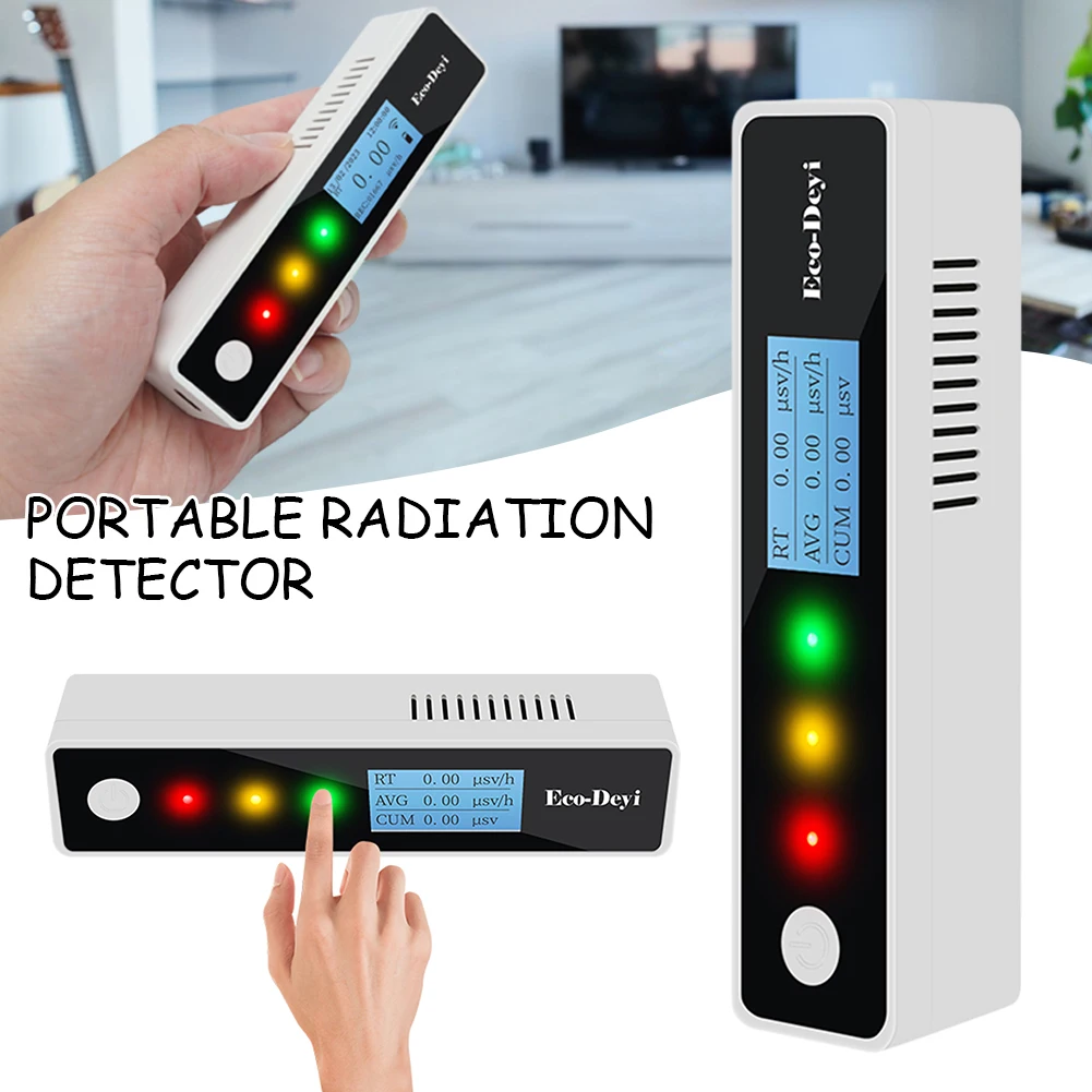 Radiation Dosimeter Exportable Data Nuclears Radiation Detector Accuracy Radiation Monitors For Outdoor Industry Radiometer