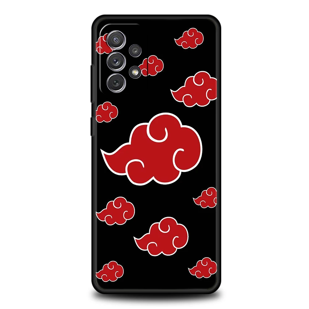 A-Akatsuki Cloud Phone Case for Samsung Galaxy A15 A14 A25 A54 A34 A51 A71 A72 A73 A32 A52 A52S A11 A21S A31 A41 5G Soft Shell