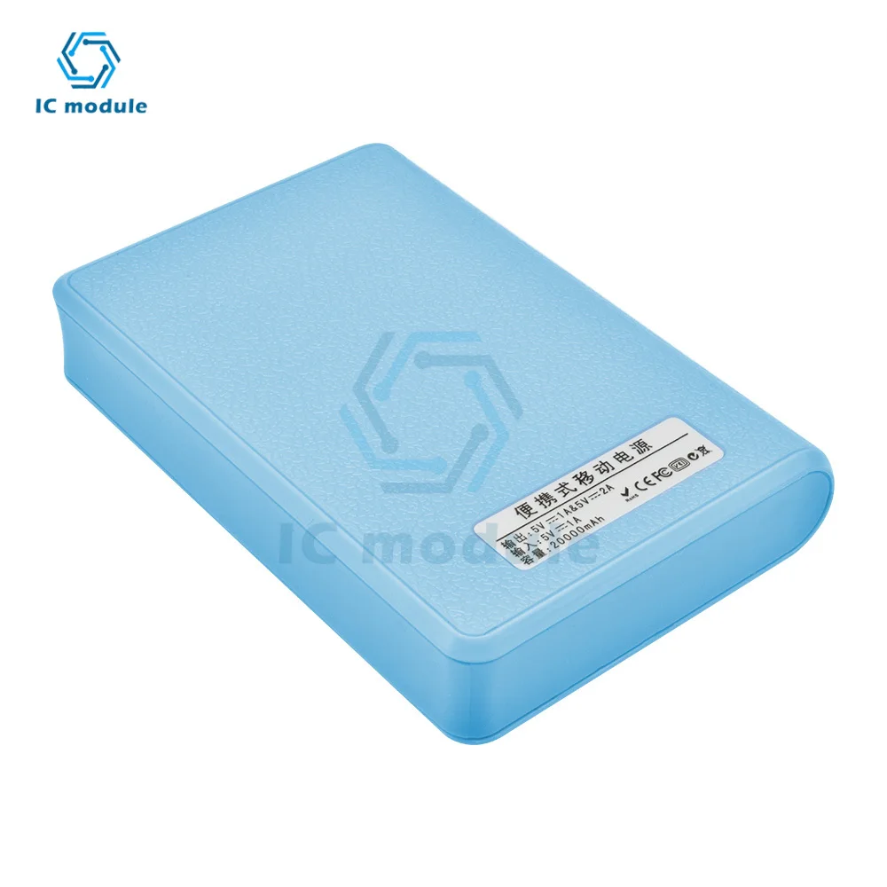 USB 4*18650 Power Bank opakowanie na baterie do ładowarka do telefonu komórkowego DIY powłoki 18650 przechowywanie baterii pojemnik do