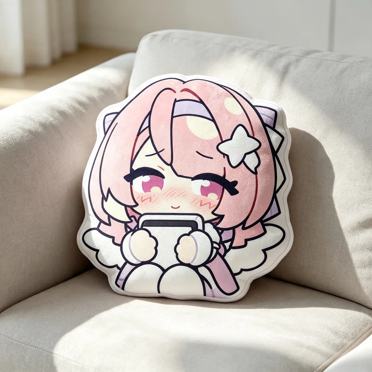 Game Zenless Zone Zero Q-version Cute Cotton Plushie Cartoon Figure Remielle Dan Pillow Chair Backrest Car Seat Sofa Ornament
