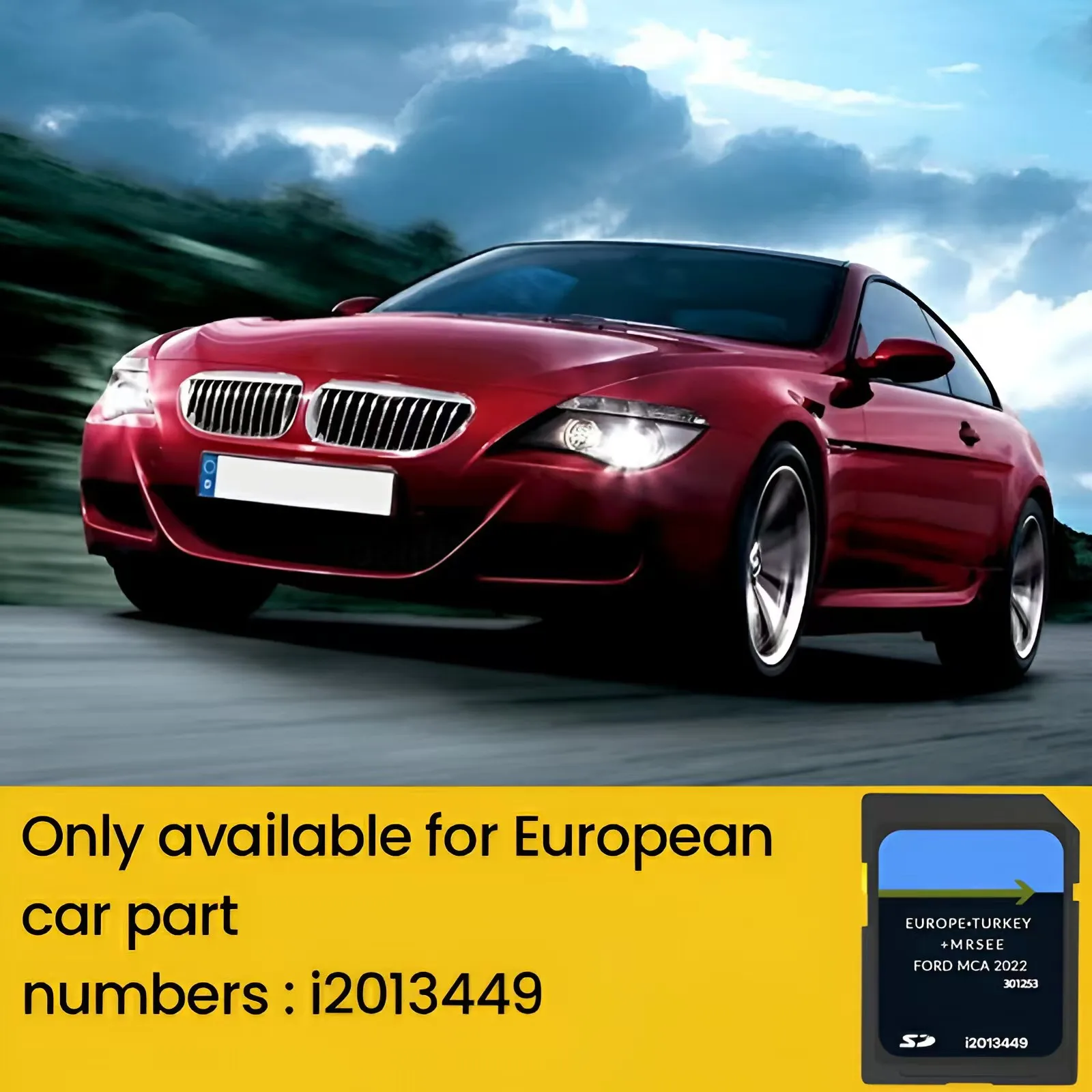 

New EuroMap FOR Ford MCA 2022 Navigation SD Card Focus Kuka S-Max Mondeo GPS SD Card