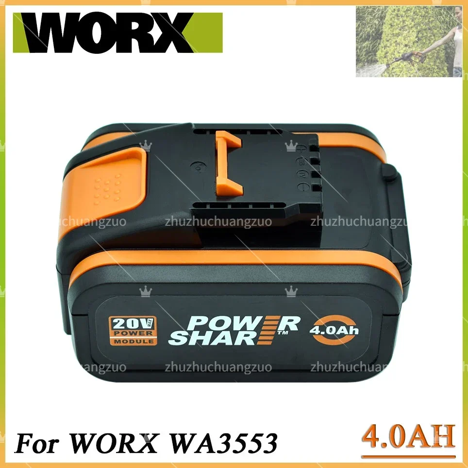 

100%Original 4000mAh 6000mAh For WORX WA3553 WG630 WG629 WX372 WX390 WX394 WX550 WX523 WX802 WX858 WX900 Power tool battery