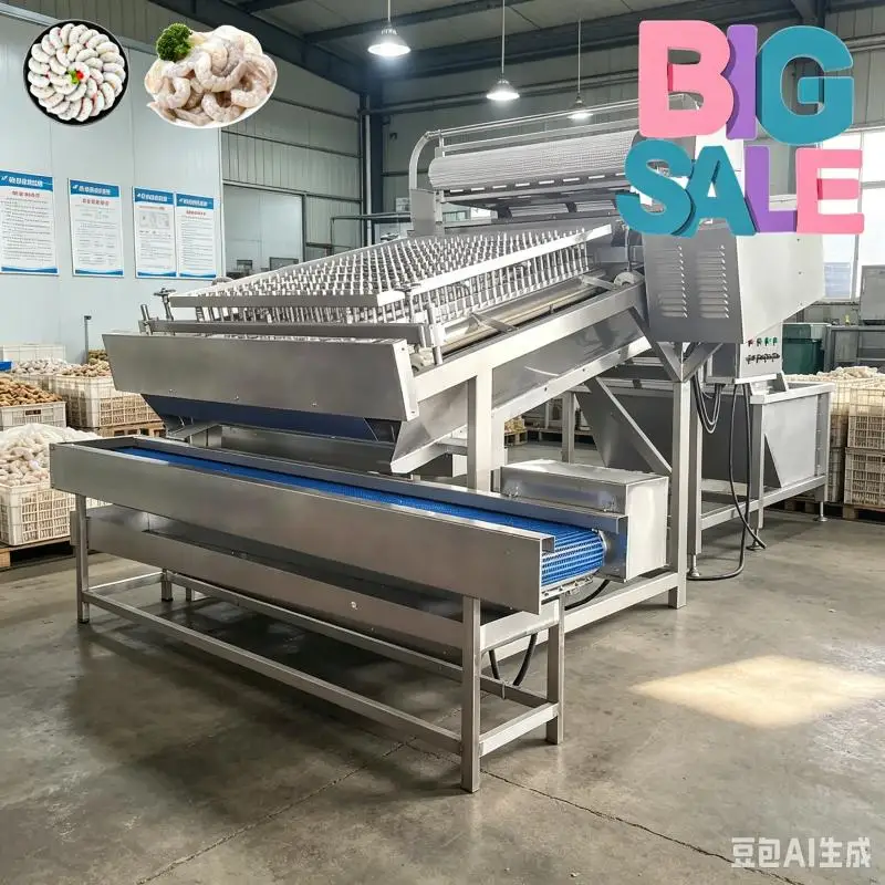 New Electric Engine Shrimp Peeler Shell Removing Machine Meat Processing Machinery Efficient Shrimp Peeling Equipment Customized