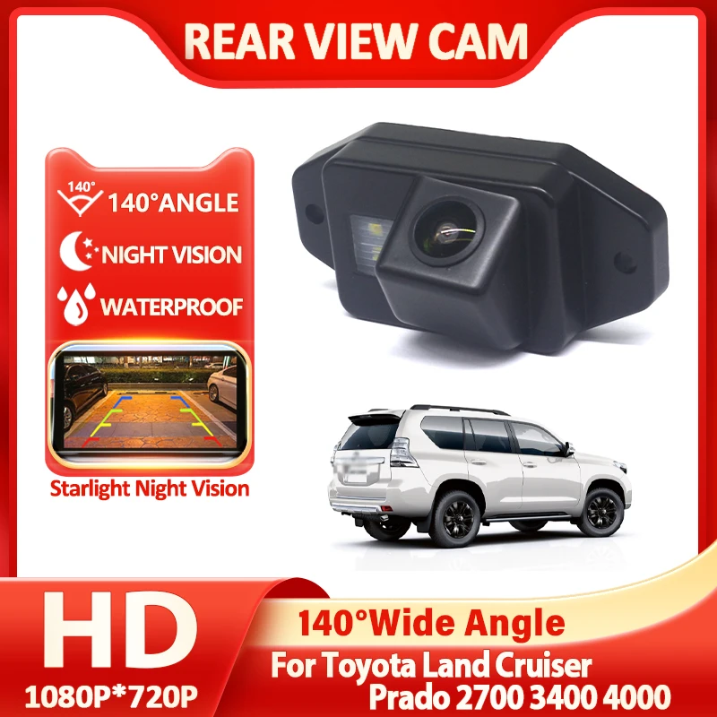 HD 1080P Car Rear View Camera For Toyota Land Cruiser Prado 2700 3400 4000 Parking HD Backup Camera Wide Angle Accessories