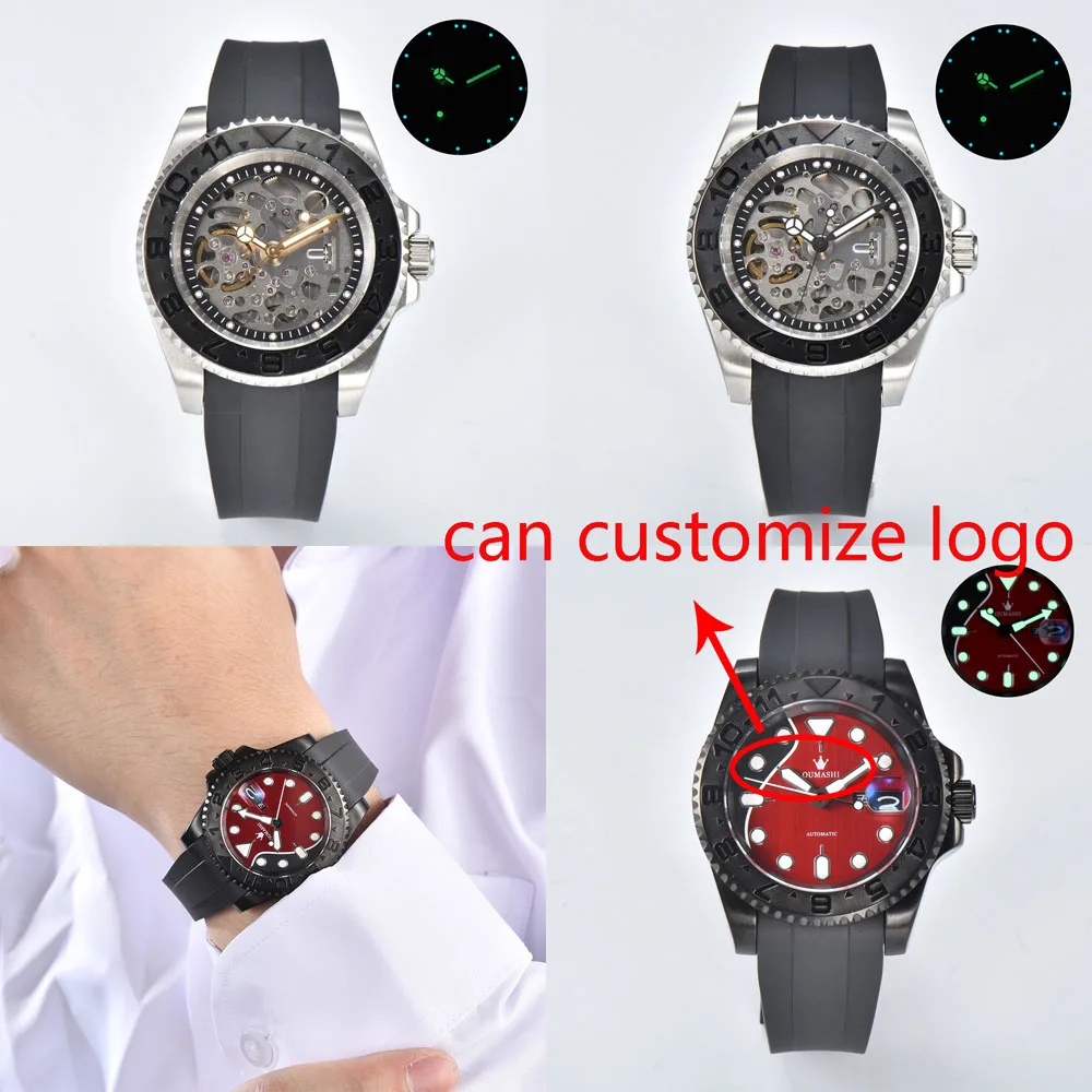 40mm diving watch for men NH35/NH70/NH36 with Japan genuine automatic movement sapphire crystal case m126621-0001 customize logo