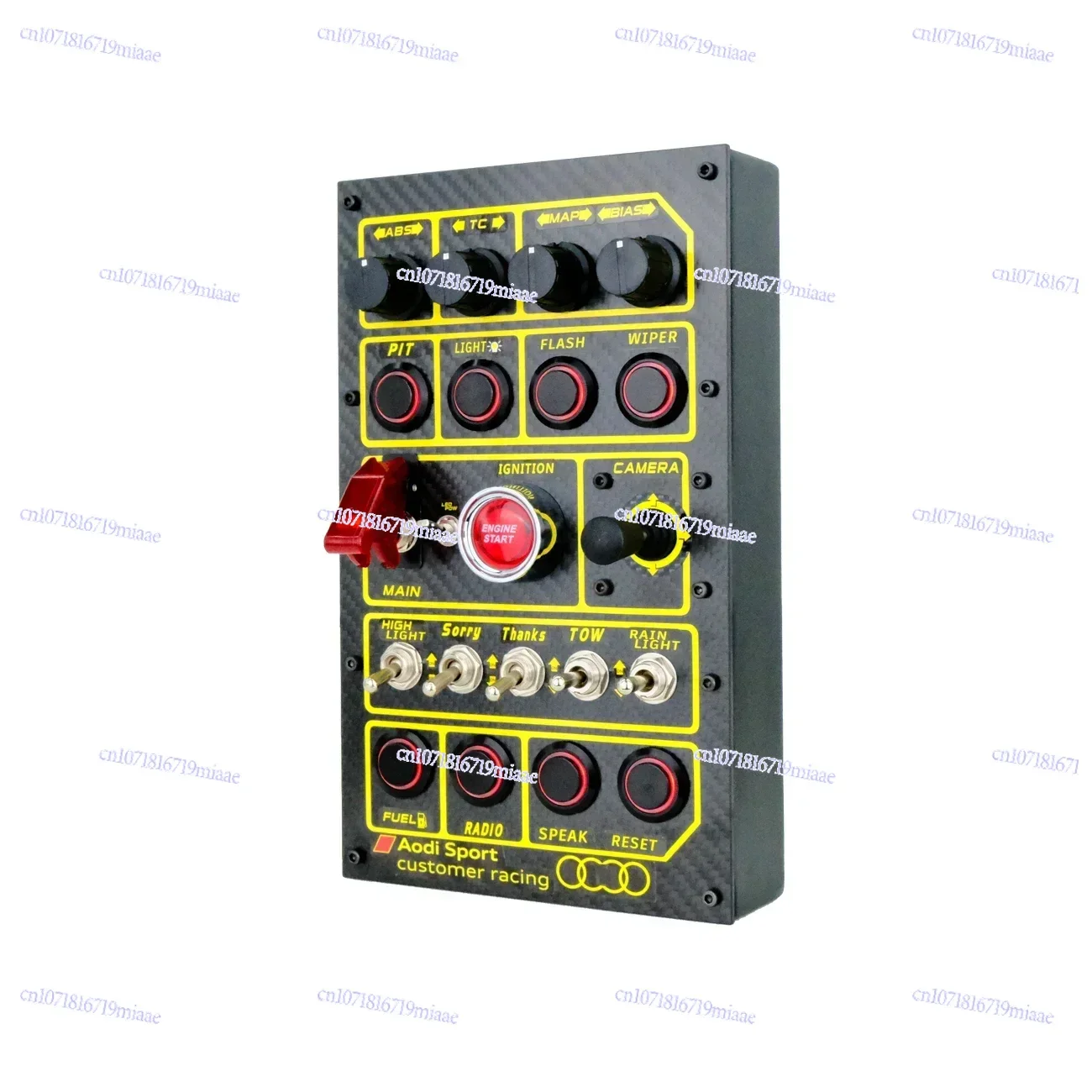

Racing Simulator Multi-Function D30 Racing emulator Central Control Box Okameka Button Box Hub Carbon Fiber