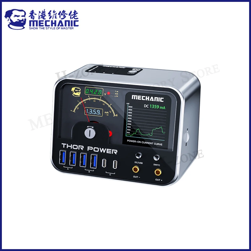 

MECHANIC Thor Intelligent IoT Digital Diagnostic Power Supply Infinite Expansion Interface/3 LCD Display/Wireless Connection