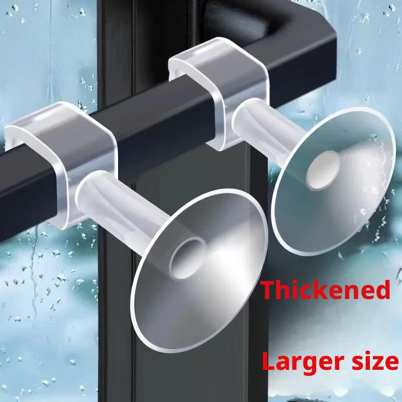 

Silicone Anti-Collision Door Stopper, Suction Cup Silent Wall Protection Pad, Shockproof Doorknob Bumper Cover for Home Door Han