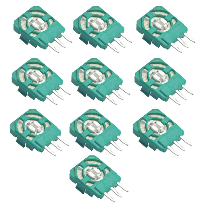 Potenciómetros Joystick 10 piezas, resistencias eje palanca pulgar 3D adecuadas para
