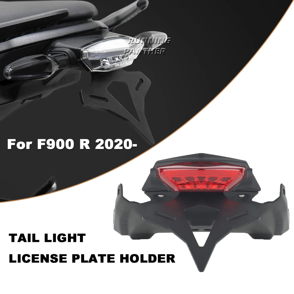 

For BMW F900 R F900R 2020- Motorcycle Rear Short Tail Integrated Light Frame License Plate Rack Tail Frame Bracket