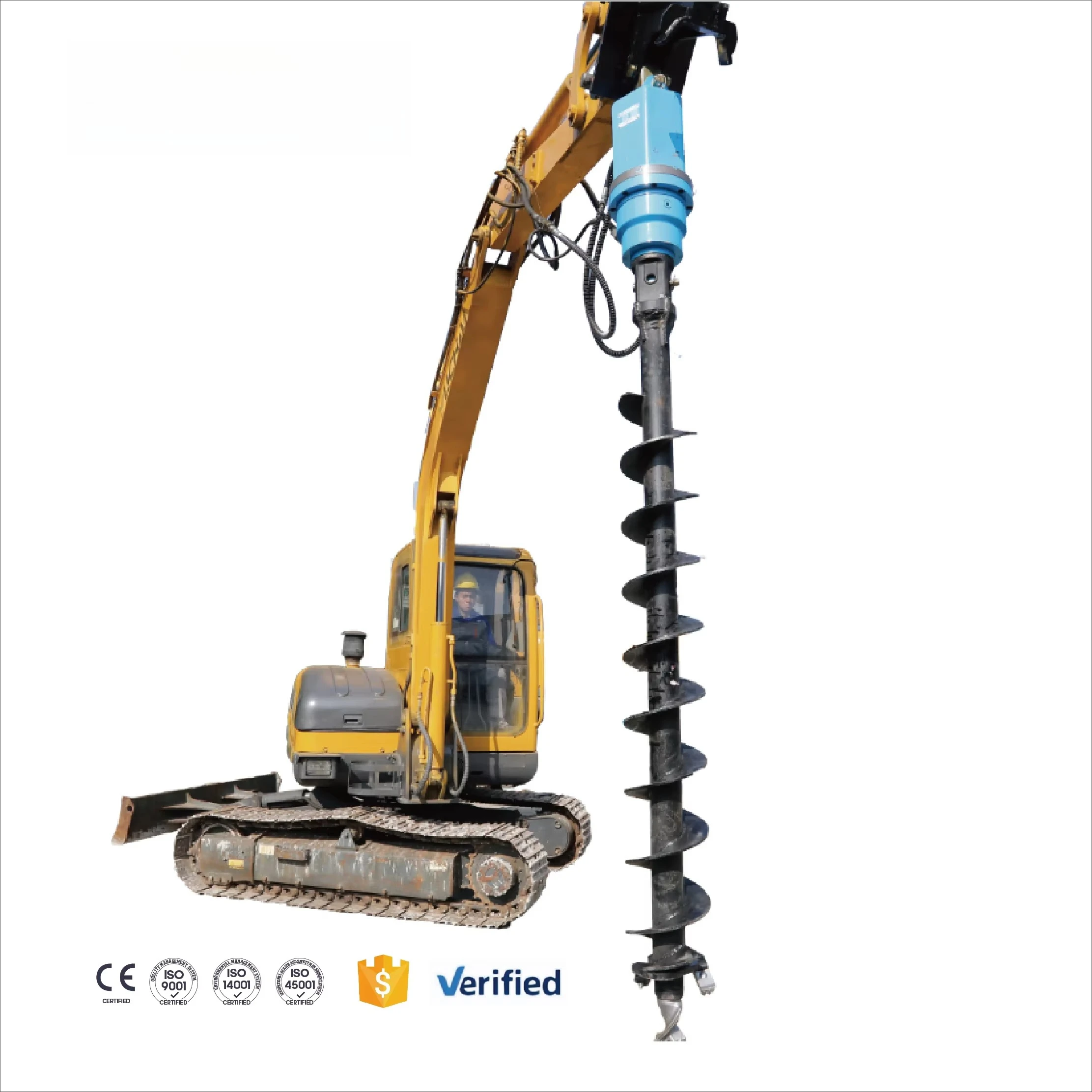 

Высококачественный земляной бур для строительных работ с максимальной глубиной бурения до 12 метров и длительным сроком службы