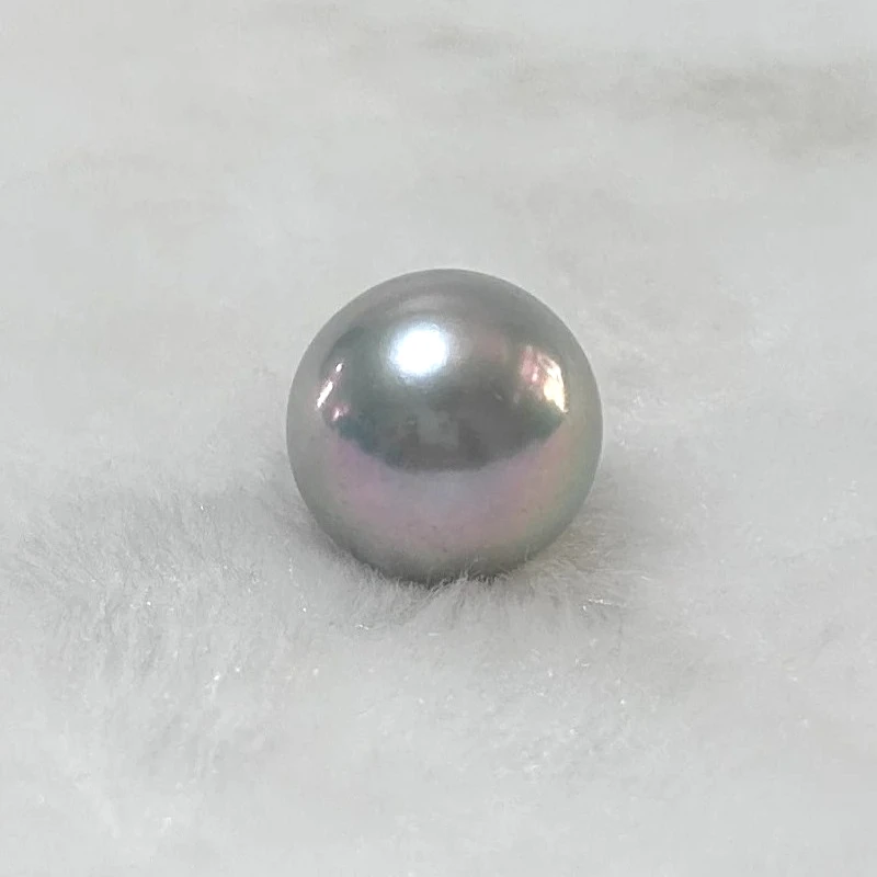 

Очаровательные натуральные серебристо-серые круглые жемчужины 14-15 мм без отверстий для изготовления подвесок, серег и колец