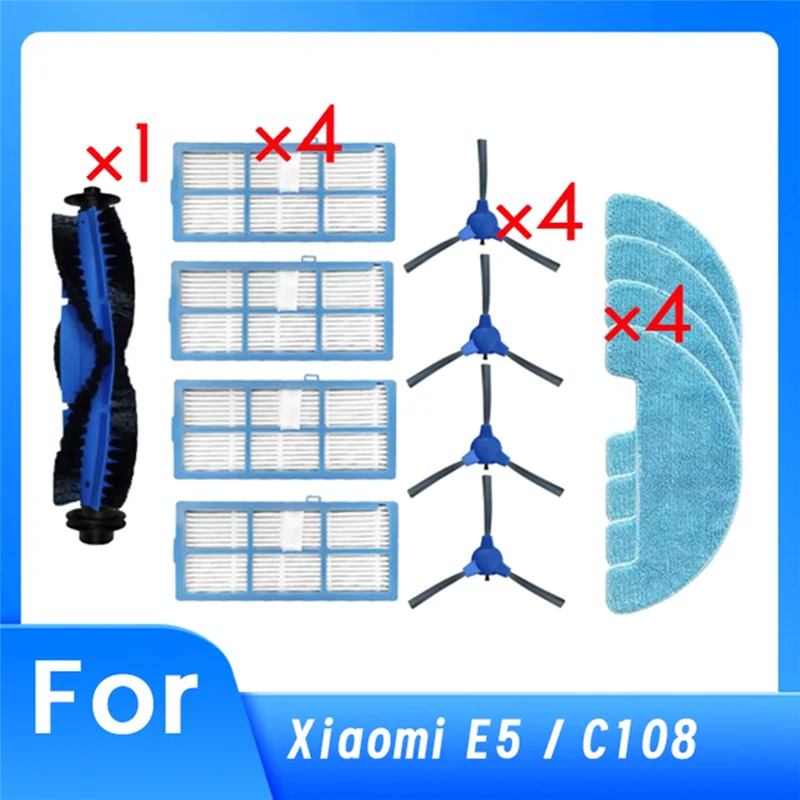 Для Kyvol Cybovac D2 D3 D6 E20 E30 E31 Аксессуары для подметальных машин Основная боковая щетка HEPA-фильтр Накладка для швабры Сверхпрочные аксессуары-A77G