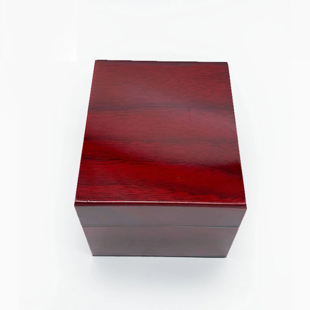 

Stoving Varnish Wooden Watch Box Glossy Square Jewelry Gift Box for Bracelets Bangles Watches Portable Organizer