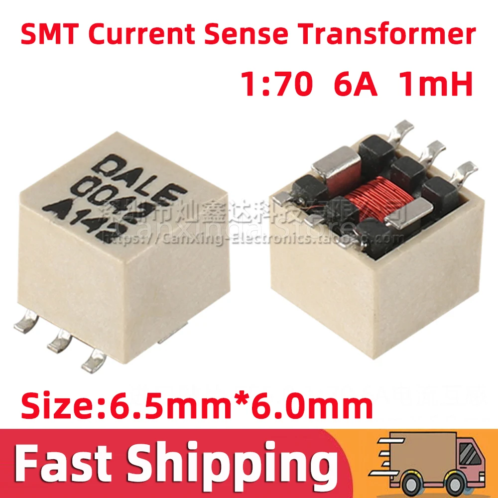 

5PCS LPE-3325-A142 SMD SMT Current Sense Transformer 1mh 6A Current Sensor Detect Turns Ratio 1:70