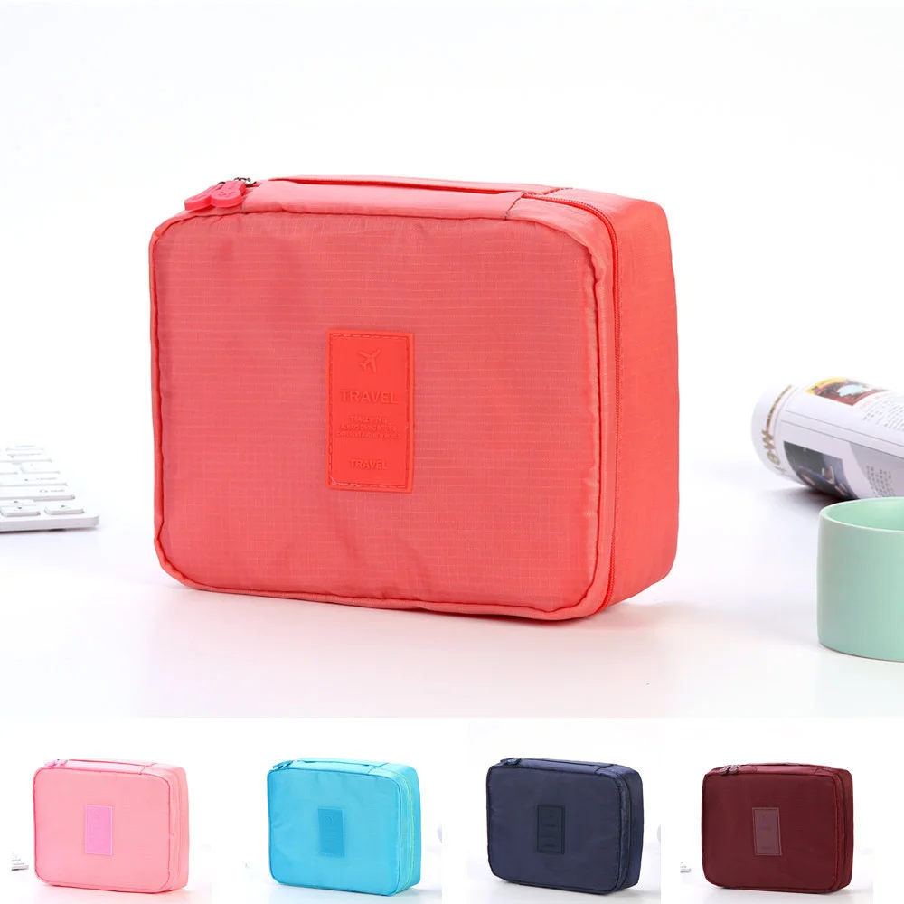 Travel Cosmetic Bags Toiletrys Makeup Organizer Girl Outdoor Waterproof Make Up Case Woman Personal Hygiene Beauty Bag