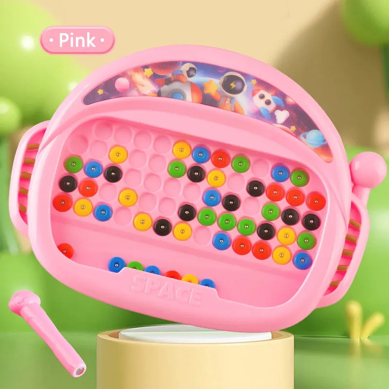 Magnetic Drawing Board for Kids Montessori Educational Toy Puzzle Control Focus Training Creative Thinking Game STEM Toys