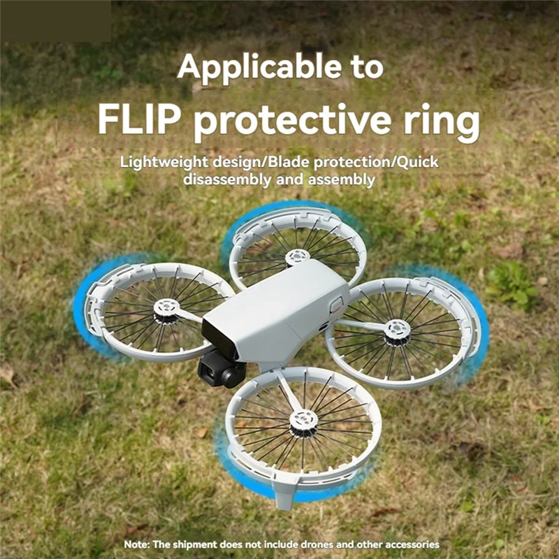 ABSQ-защита пропеллера для DJI Flip, кольцо для предотвращения столкновений, лопасти пропеллера, защитный чехол, аксессуары для защиты дрона
