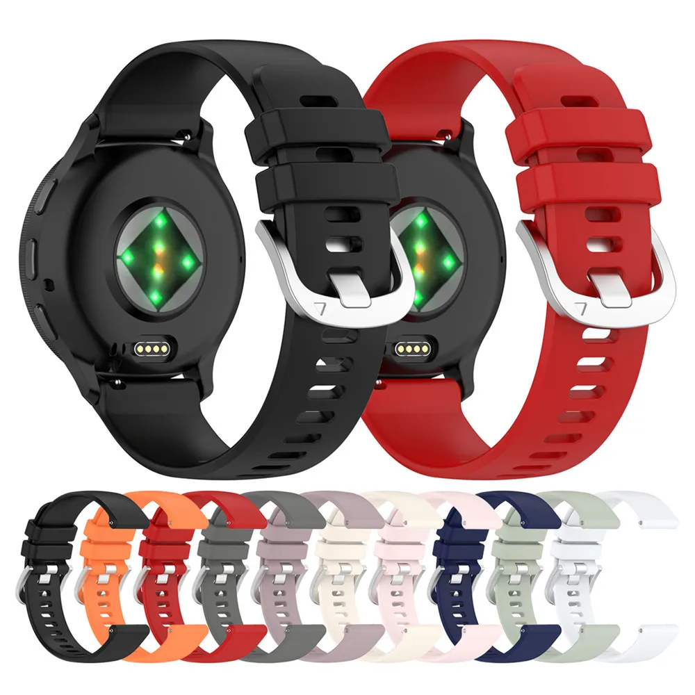 20 مللي متر 22 مللي متر 18 مللي متر سيليكون حزام ل Garmin Forerunner 570 حزام الساعات معصمه الرياضة استبدال #3