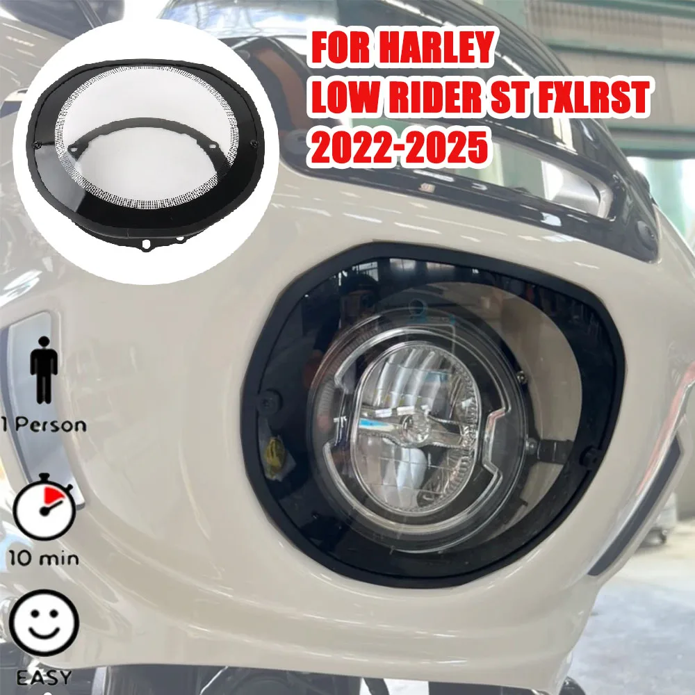 

Для Harley Softail Low Rider ST El Diablo FXRST FXLRST новый стиль защитная крышка для вспомогательного освещения, защитная крышка для фар