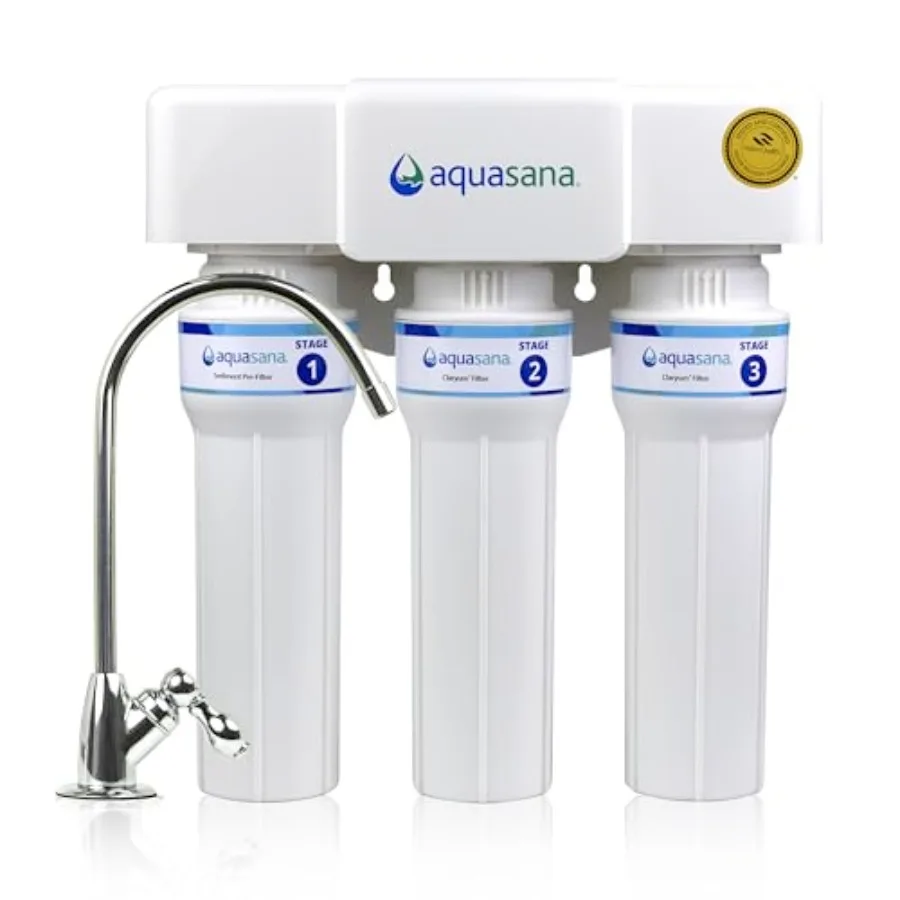 

Under Sink Water Filter 3-Stage Max Flow Filtration Certified to Reduce up to 99.99% of PFAS Lead Chlorine and More Under Count
