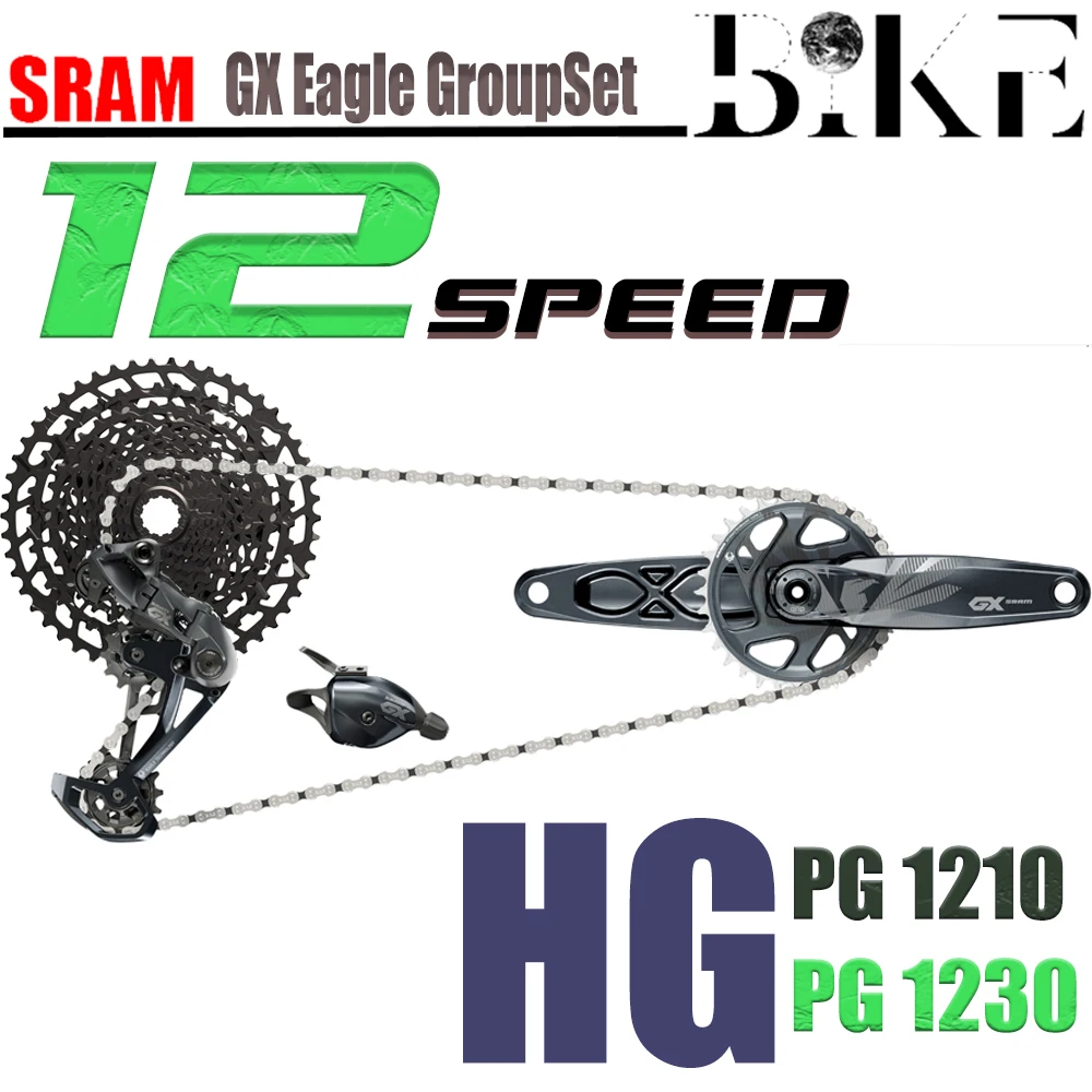 SRAM GX Eagle 1x12 12 В Групповой набор DUB 32T 34T Триггерный переключатель Задний переключатель RD11-50T k7 HG Цепной шатун Аксессуары для велосипеда SRAM GX Eagle 1x12 12 В Групповой набор DUB 32T 34T Триггерный переключатель Задний переключатель RD11-50T k7 HG Цепной шатун Аксессуары для велосипеда