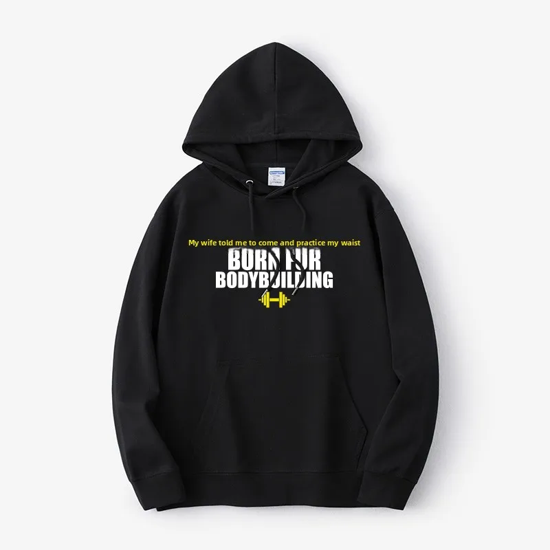 

Simple Fitn Text Hoodie Sweatirt Loose Fit Long Sve Vintage Sle Women's Casual Wear Summer Collection