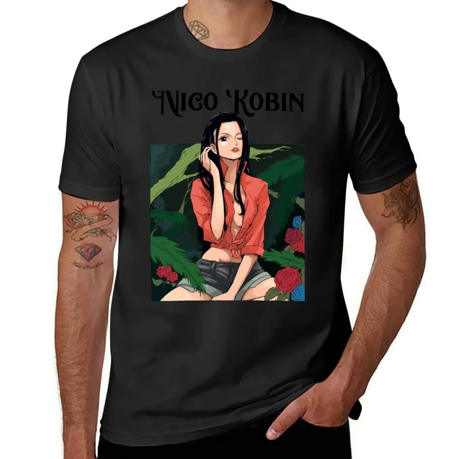 

Jungle Nico Robin T-Shirt boys animal print for a boy boys whites fitted t shirts for men