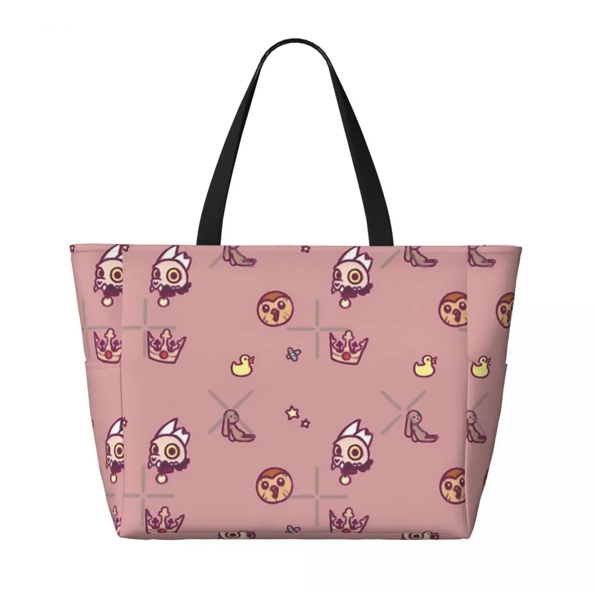 Borsa da viaggio da spiaggia King & Hooty, borsa Tote Trendy Shopping Out regalo di compleanno modello Multi-stile