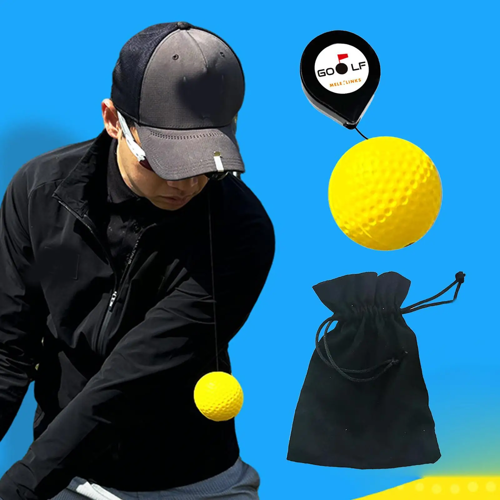 Golf Swing Trainer Training Aid Lightweight Device Tool Sports Practice