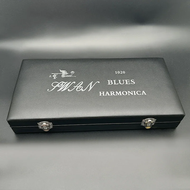 Harmonica SWAN Bluesband 7 Piece Blues Harp Diatonic Harmonica Set with Case Wipes