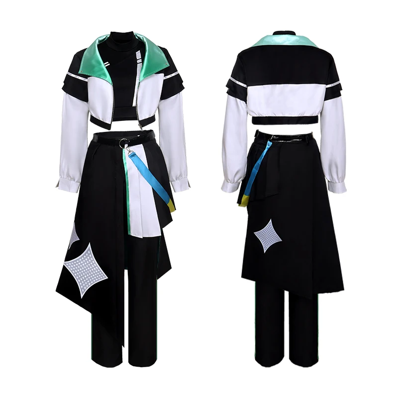 أنيمي مشروع Sekai الملونة المرحلة العجائب × شوتايم كوساناجي نيني تأثيري حلي بانت معطف شعر مستعار هالوين زي للكبار