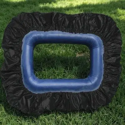 

1 pc 40 Inch Trampoline Sponge Cover Round Safety Protector Durable Jumping Mat Accessory Black Diameter 101Cm Trampoline