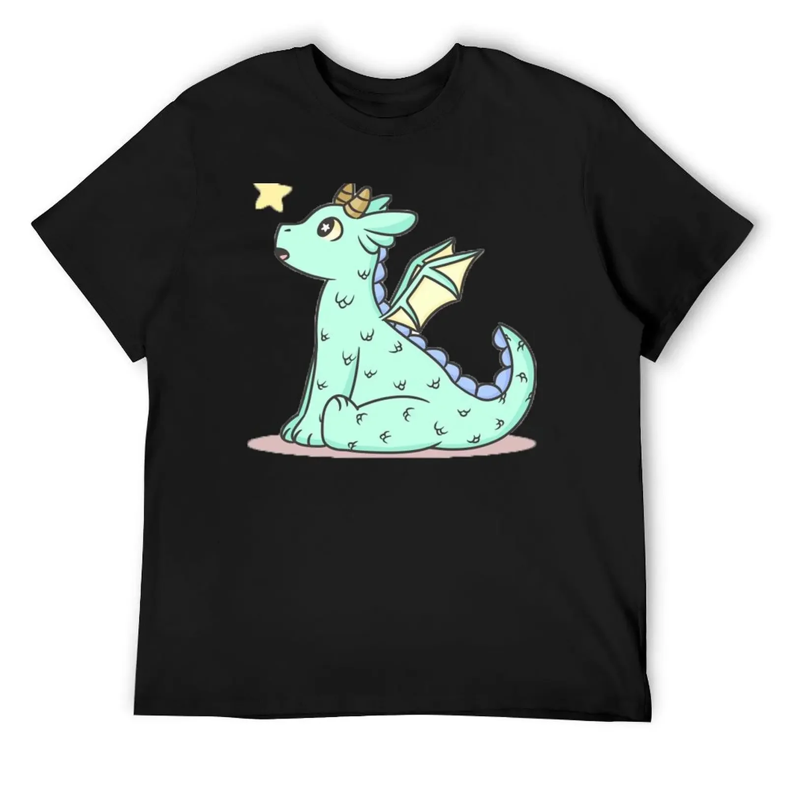 Cute Baby dragon Star - NEW Desing T-Shirt luxury clothing labubu graphic tee shirt Aesthetic clothing mens vintage t shirts