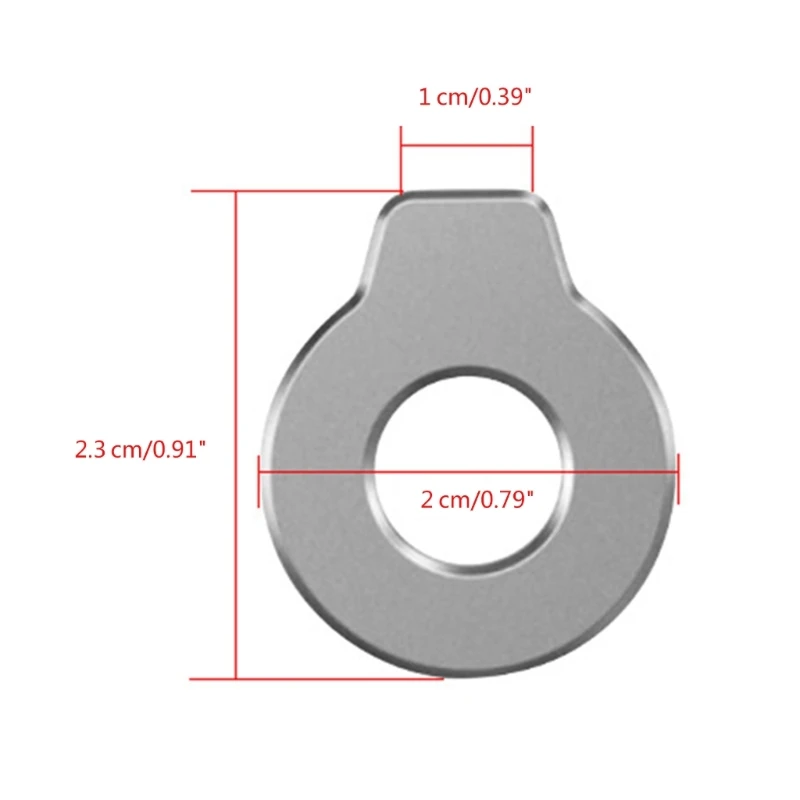 Chiave professionale per fotografia in metallo per fotocamera chiave a vite per montaggio rapido, forma rotonda per