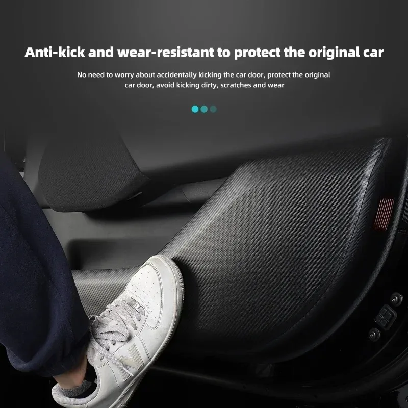 

Защитная пленка-наклейка на дверь от ударов и грязи для Ford Mustang Mach-E, кожаная защитная пленка от детских царапин и загрязнений, наклейки для интерьера автомобиля