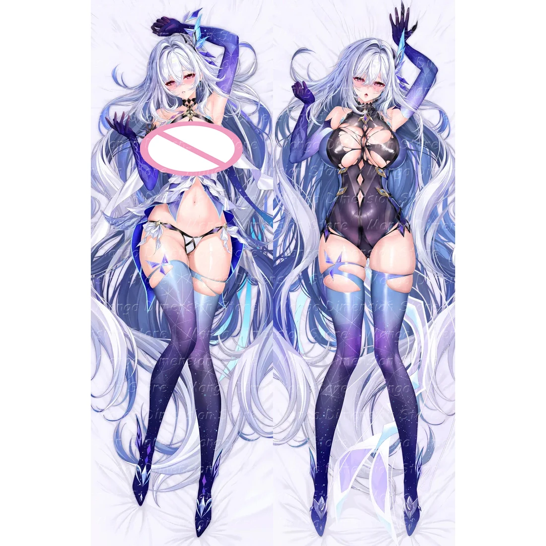 

Новинка 2025, чехол для подушки для косплея, наволочка Genshin Impact Skirk, игра с героями мультфильмов, длинное обнимающее тело, наволочка Dakimakura