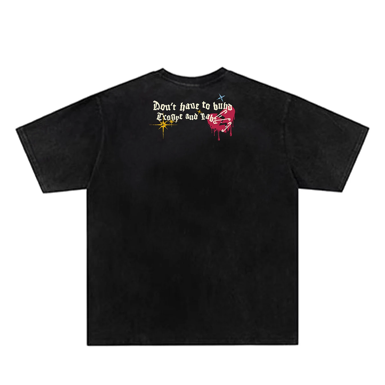 Men's Vintage Skeleton Graphic T Shirt 2026 Summer Hip Hop Washed T-Shirt Streetwear Harajuku Tshirt Cotton Unisex Tops Tees
