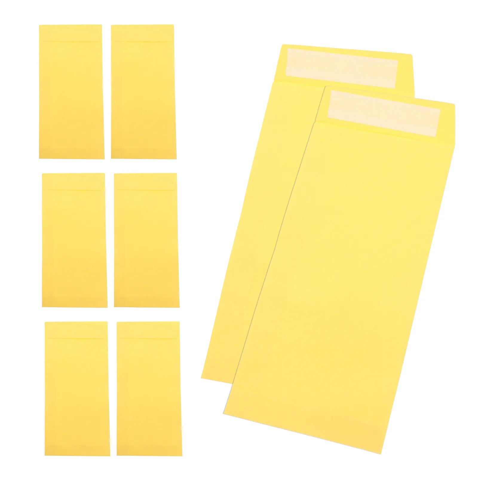 60Pcs Business Envelopes Paper Simple Seal Invitation Letter Covers Security Multi-Function Small Storage Holders