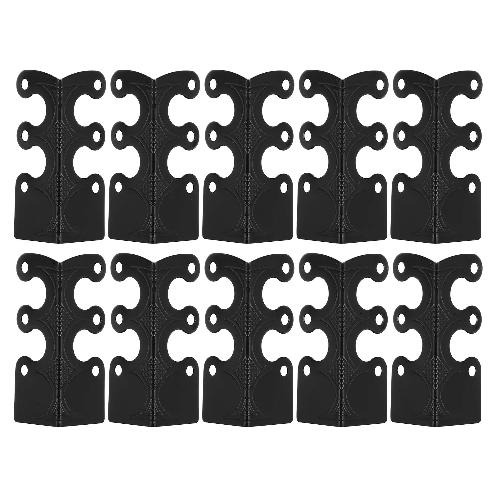10Pcs Vintage Metal Corner Protectors Retro Decorative Edge Guards Wooden Jewelry Box Safety Guards Furniture