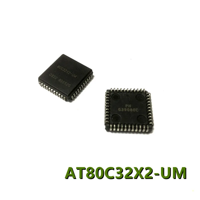 AT80C32X2-UM (5-20pieces) Free Shipping PLCC44 8-bit MCU microcontroller 44PIN PLCC, Original In Stock
