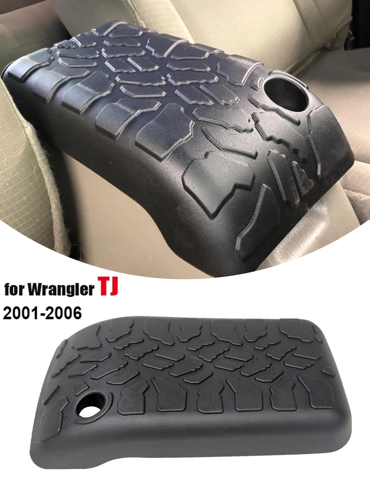 

Подлокотник центральной консоли, защитный чехол от царапин для Jeep Wrangler TJ 2001-2006, аксессуары для внутренней защитной подушки