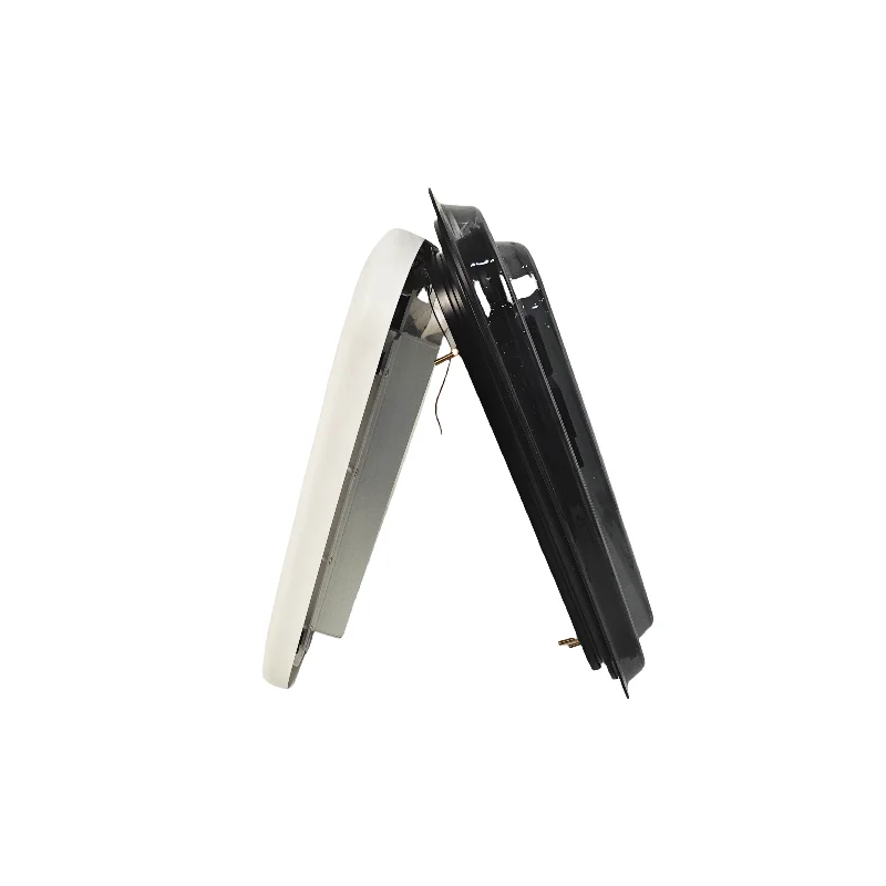 كوة زجاجية أكريليك بطبقة مزدوجة عالية الجودة مع أضواء LED قافلة RV تخييم 500x500 مللي متر