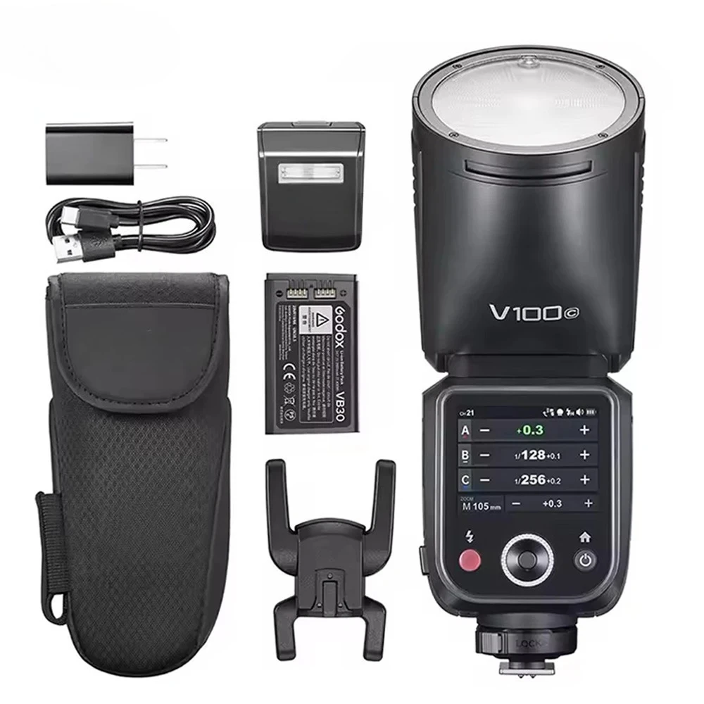 

On-Camera Flash 100Ws Beyond Limits V100S V100C V100N V100F V100O with X3 Trigger NEW V100 C/N/S/F/O TTL Li-ion Round Head